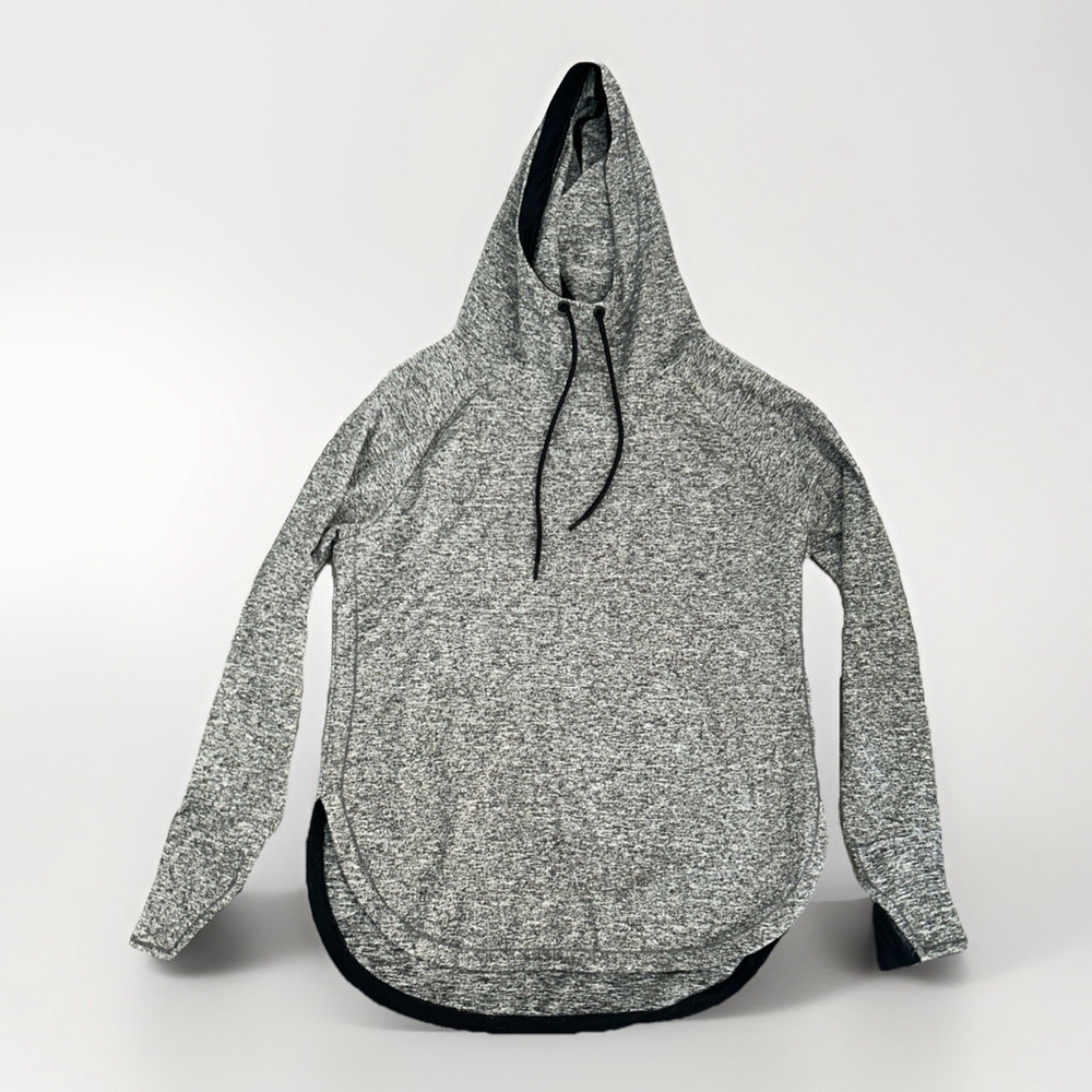 Serene Tangerine Women’s Small Gray Pullover Hoodie Lightweight Super Soft